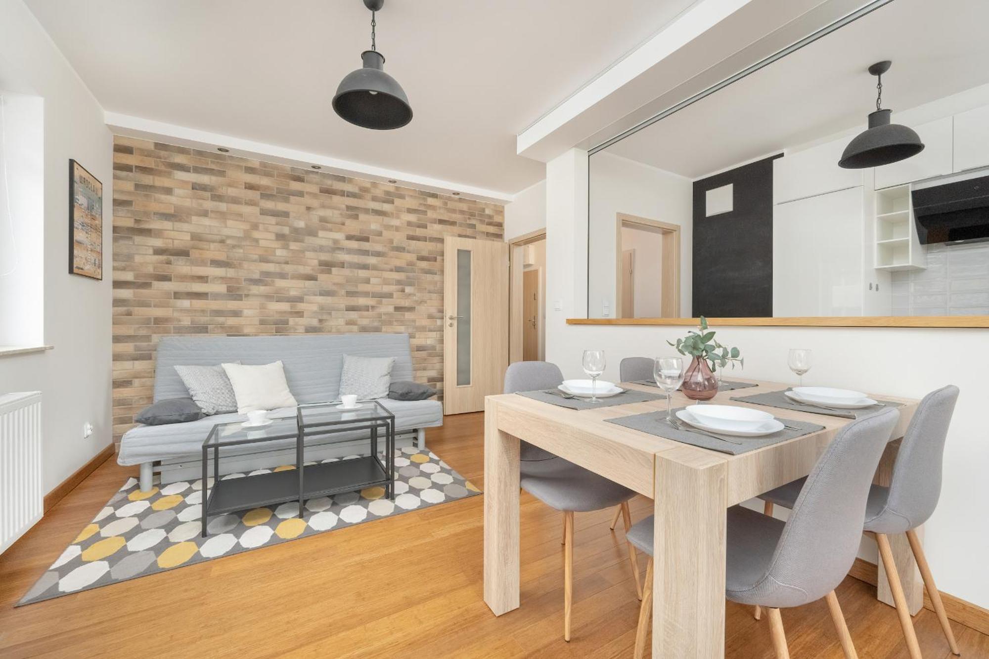 One Bedroom Apartment Nadodrze With Free Garage Wroclaw By Noclegi Renters Breslávia Exterior foto